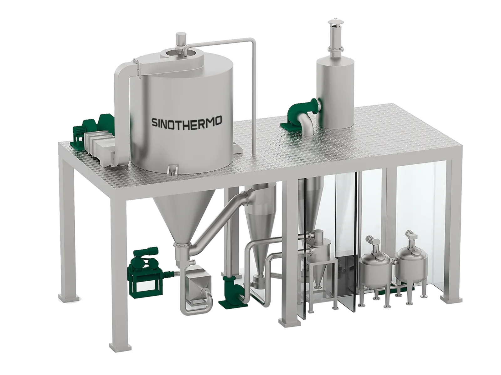 SINOTHERMO centrifugal spray dryer for battery material processing