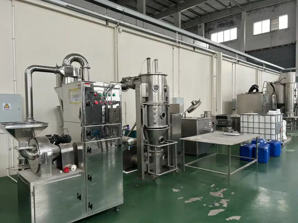 `SINOTHERMO pilot laboratory validating customer formulations on pharmaceutical processing equipment before production`